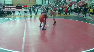 285 lbs Cons. Round 1 - Drake Champlin, Unattached vs Reginald Thomas, Missouri Valley