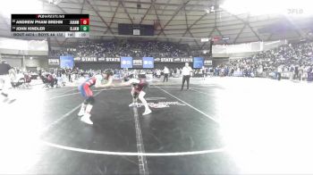 Boys 4A 132 lbs Cons. Round 2 - John Kindler, Eastlake vs Andrew Pham Brehm, Juanita