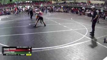 112 lbs Cons. Round 2 - Conner Price, Beatrice Wrestling Club vs Tucker Rehder, Arlington