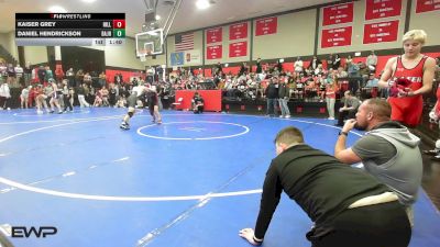 132 lbs Round Of 16 - Kaiser Grey, Hilldale vs Daniel Hendrickson, Broken Arrow Jh