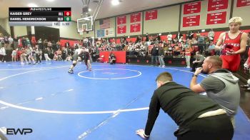 132 lbs Round Of 16 - Kaiser Grey, Hilldale vs Daniel Hendrickson, Broken Arrow Jh