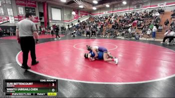 110 lbs Cons. Round 4 - Wanyu (Abigail) Chen, Valencia vs Suri Bettencourt, Righetti