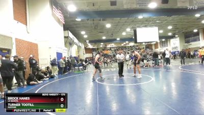 175 lbs Cons. Round 3 - Brock Hanes, La Quinta vs Turner Tootill, Mayfair