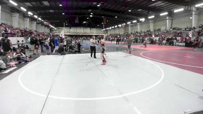 116 lbs Consi Of 8 #2 - Emmitt Bland, New Mexico Royalty WC vs Max Pogline, Wrecking Crew