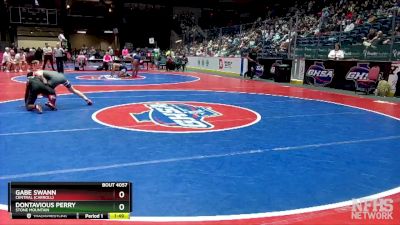 4A-106 lbs Quarterfinal - Gabe Swann, Central (Carroll) vs Dontavious Perry, Stone Mountain