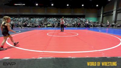 61 lbs Consi Of 16 #2 - Ellie Downing, Wyoming Underground vs Emily Lawrence, Red Wave Wrestling