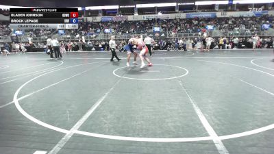 218 lbs Quarterfinal - Bladen Johnson, Ocwc vs Brock LePage, Invictus