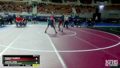 D2-126 lbs Cons. Round 1 - Josyah Leon, Flowing Wells High School vs Torray Murphy, Glendale