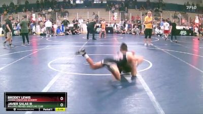 90 lbs Cons. Round 5 - Brodey Lewis, Askren Wrestling Academy vs Javier Salas III, Bulldog Premier Wrestling Club