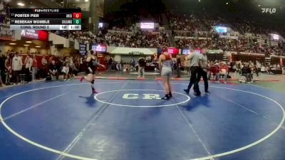 G - 140 lbs Cons. Round 2 - Rebekah Womble, Columbus Girls vs Porter Pier, Arlee Girls
