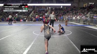 45 lbs Cons. Round 3 - Tayla Broeckelman, Great Bend Wrestling Club vs Rayna Allen, Paola