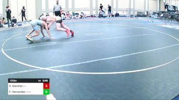 120 lbs Consi Of 32 #2 - Gunner Sanchez, All In Wr Ac vs Fabriccio Hernandez, Thorobred WC