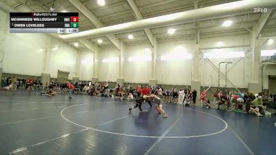 80 lbs Quarterfinal - Owen Loveless, Sanderson Wrestling Academy vs McGinness Willoughby, Northside Wrestling Club