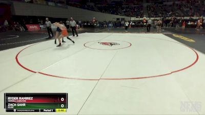 3A-120 lbs Cons. Round 2 - Zach Sahr, Glide vs Ryder Ramirez, Yamhill-Carlton