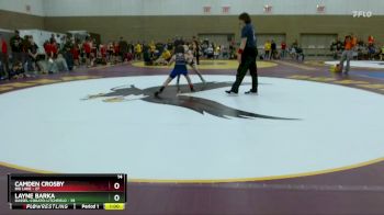 115 lbs Semis (4 Team) - Camden Crosby, Big Lake vs Layne Barka, Dassel-Cokato-Litchfield
