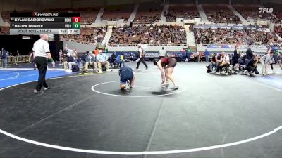 152-D1 Champ. Round 1 - Kylan Gasiorowski, Boulder Creek High School vs Dalien Duarte, Pueblo High School