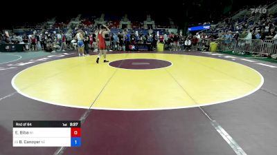 144 lbs Rnd Of 64 - Elliott Biba, WI vs Brayden Canoyer, NE