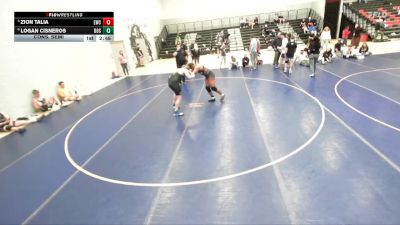 190 lbs Cons. Semi - Zion Talia, Excalibur Wrestling Club vs Logan Cisneros, Brothers Of Steel