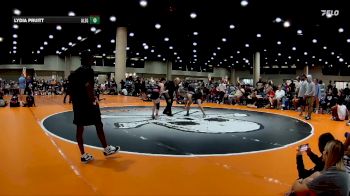 100 lbs 2nd Wrestleback (8 Team) - Paris Watts, ACE WC vs Lydia Pruitt, Alabama Elite Gold