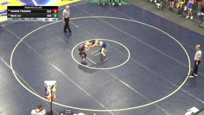 110 lbs Consi Of 16 #2 - Chase Franks, South Western vs Max Lu, Haverford