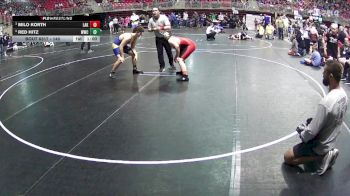 200 lbs Cons. Semi - Red Hitz, Wahoo Wrestling Club vs Milo Korth, Lakeview
