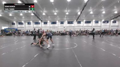 132 lbs Finals (2 Team) - Evan Ulrich, Ohio Gold vs Cael Yanek, Freakztyle Wrestling