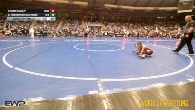 49 lbs Quarterfinal - Caden Sloan, Morrison Takedown Club vs Christopher Moreno, Reign