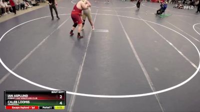 285 lbs Semifinal - Ian Asplund, Forest Lake Wrestling Club vs Caleb Loomis, Minnesota