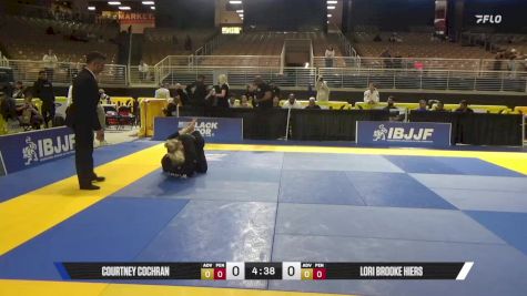 Lori Brooke Hiers vs Courtney Cochran 2025 Pan Jiu Jitsu IBJJF Championship