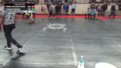 120_B lbs Round Of 32 - Angel Williams-Green, Pocono Mtn West vs Charlie Stevens, Seneca Valley