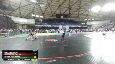 88 lbs Champ. Round 1 - Elijah (Eli) Shipp, Gig Harbor Grizzlies Wrestling Club vs Urijah Launit, Mat Demon Wrestling Club