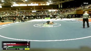 120 lbs Cons. Round 4 - Toby Abbott, Middleton vs Greyson Molina, Minico