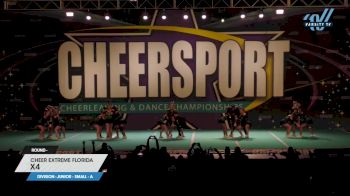 Cheer Extreme Florida - X4 [2023 L4 Junior - Small - A] 2023 CHEERSPORT National All Star Cheerleading Championship