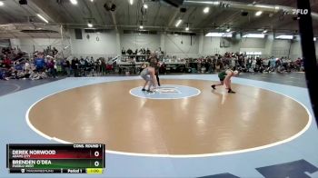 132 lbs Cons. Round 1 - Derek Norwood, Adams City vs Brenden O`Dea, Pueblo West