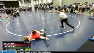 86 lbs Semifinal - Nolan Martin, Big Game Wrestling Club vs Anze Williams, Meridian Maniacs Wrestling Club