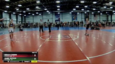 105 lbs Rd# 4- 2:00pm Friday Final Pool - Gabe Dickun, PA Silver vs Brian Corbin, Dynasty RED