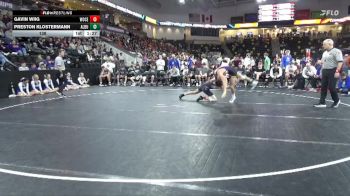 138 lbs Quarterfinal - Preston Klostermann, Alburnett vs Gavin Wiig, Woodbury Central