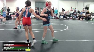 85 lbs Round 5 (6 Team) - Bella Rogers, Mat Assassins vs Natalie Smith, Misfits Power