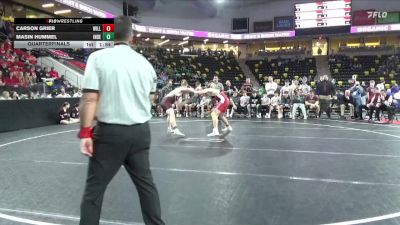 215 lbs Quarterfinal - Masin Hummel, Independence vs Carson Grier, Williamsburg