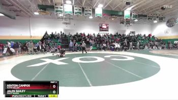 132 lbs Semifinal - Ashton Campos, Floyd Kellam vs Jalen Bailey, Great Bridge