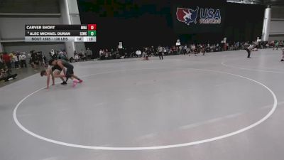 138 lbs Cons. Sub-rd Of 32 - Carver Short, Moen Wrestling Academy vs Alec Michael Duran, Stay Sharp Wrestling Club