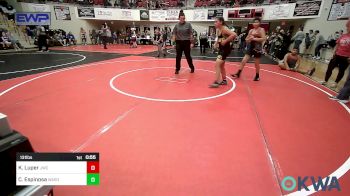 131 lbs Rr Rnd 2 - Kinnsee Luper, Jay Wrestling Club vs Christain Espinosa, Wagoner Takedown Club