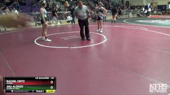 137 lbs Semifinal - Rachel Critz, Marina vs Gigi Alonzo, Murrieta Mesa