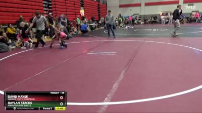 55 lbs Cons. Round 2 - David Mayse, Weaver Youth Wrestling vs Raylan Stacks, Andalusia Mat Bully`s