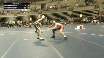 133 Championship Bracket Cons. Round 3 - Logan Fagerlie, Willmar vs Cooper Nielsen, Plainview Elgin Millville
