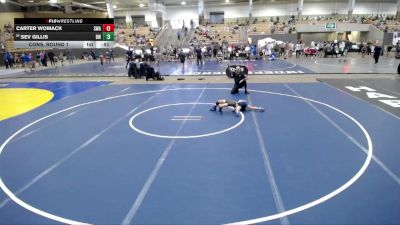 50 lbs Cons. Round 1 - Sev Gillis, Blackman Wrestling vs Carter Womack, SWARM