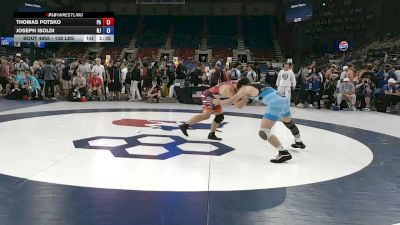 138 lbs Cons. Sub-rd Of 64 - Thomas Potsko, Pennsylvania vs Joseph Isoldi, New Jersey