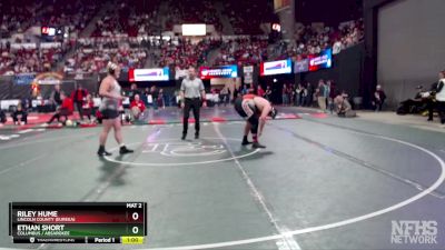 5th Place Match - Ethan Short, Columbus / Absarokee vs Riley Hume, Lincoln County (Eureka)