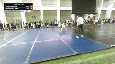 105 lbs Champ. Round 1 - Cooper Williams, Westlake Wrestling Club vs Zeke Sanchez, Sanderson Wrestling Academy