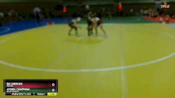 108 lbs Cons. Round 2 - Ayden Chapman, Quad County vs Bo Diercks, Rocori